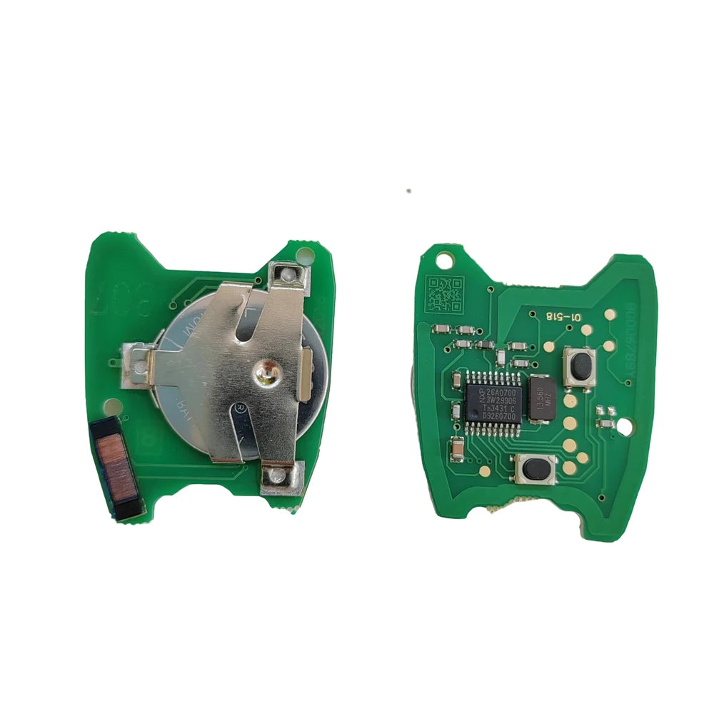 TOYOTA AYGO, CITROEN C1 - PEUGEOUT 107 2 Button Key Fob VA2