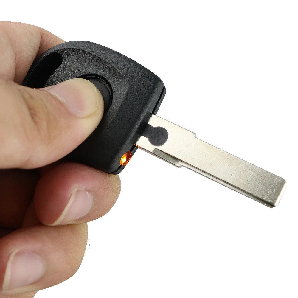 VOLKSWAGEN SEAT AUDI SKODA Transponder Key With LED Light HU66 - OTOFIX KEYS