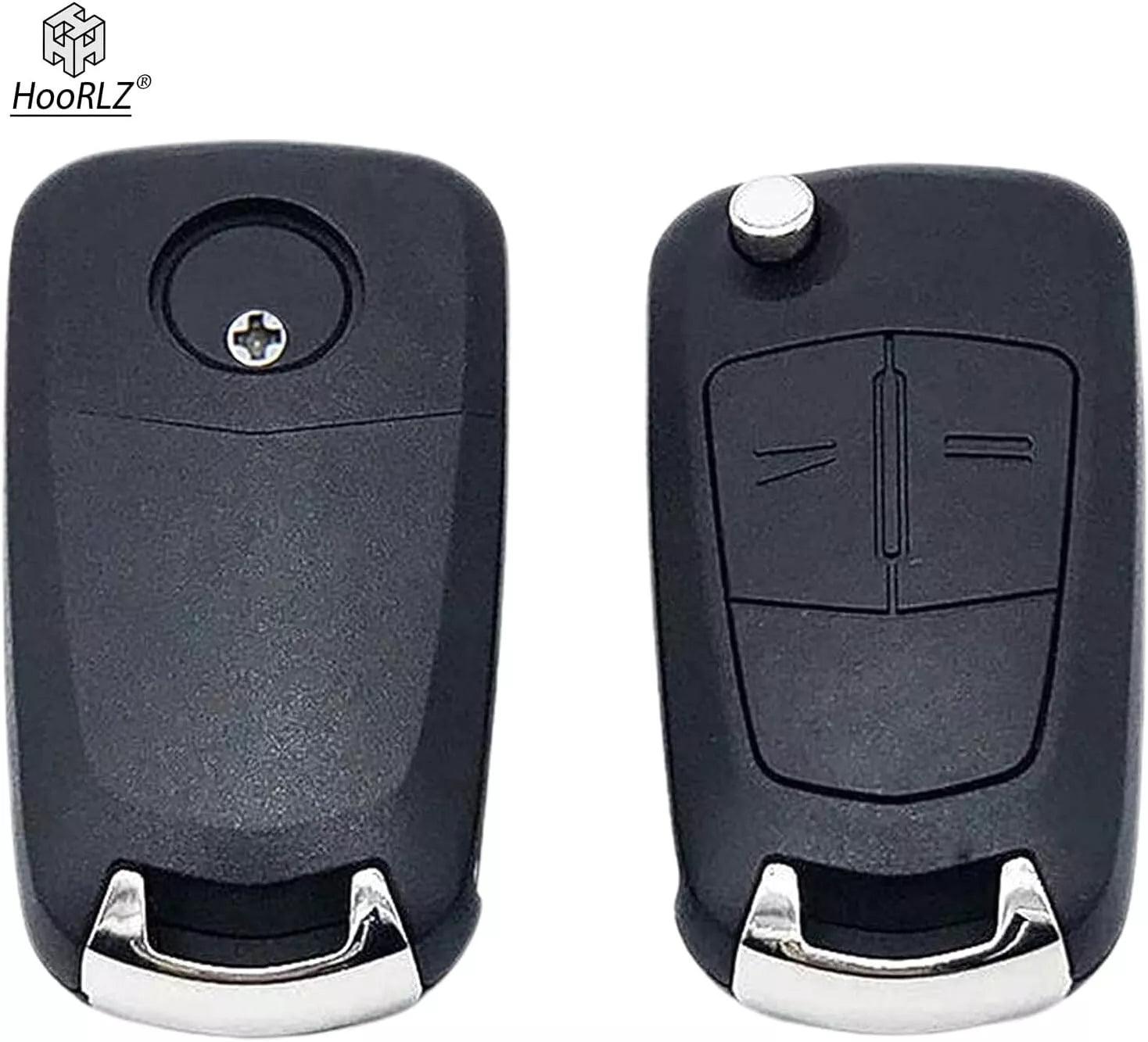 VAUXHALL / OPEL 2 Button Remote Flip Key Fob Case - HU100.