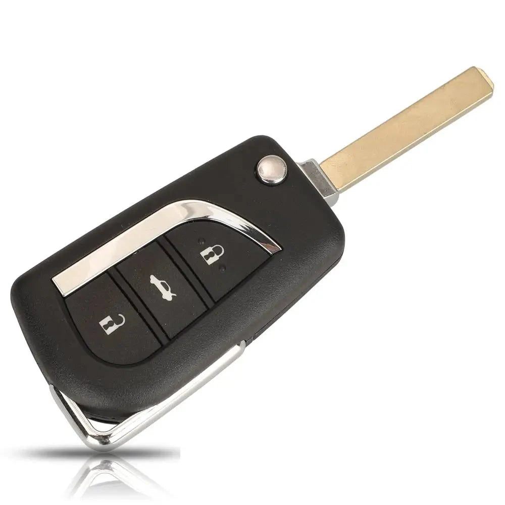 TOYOTA 433MHz G-Chip 3 Button Flip Remote Car Key Remote - VA2 Blade