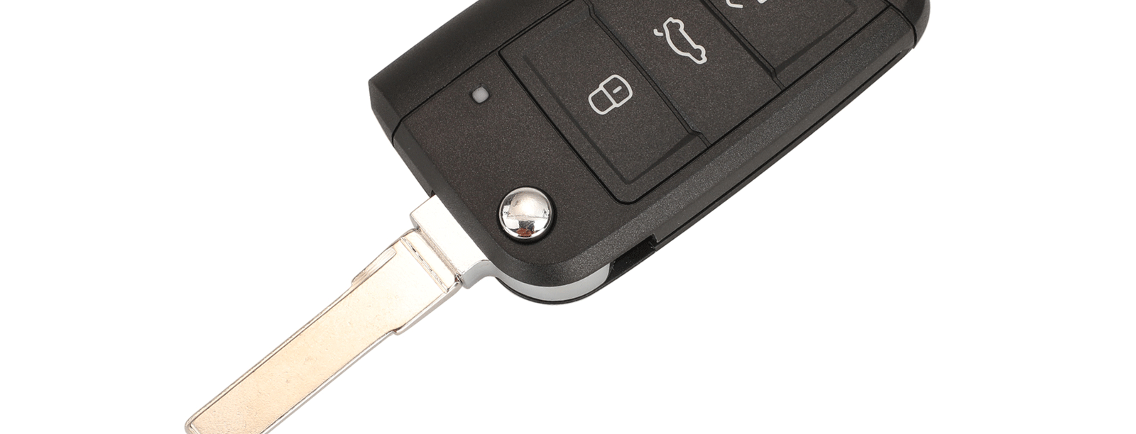 VOLKSWAGEN SKODA SEAT OEM 3 BUTTON FLIP REMOTE KEY FOB CASE HU66 / HU162T - Black - OTOFIX KEYS