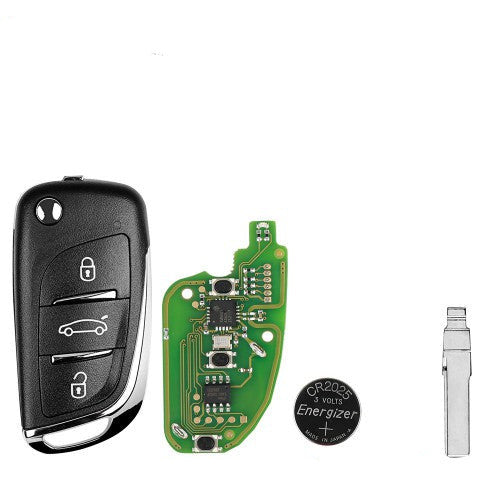 XHORSE VVDI XKDS00EN 3 Button Wire Remote DS Style - OTOFIX KEYS