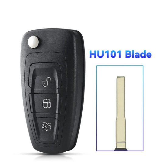 FORD 3 Button Style B Key Fob Case Shell