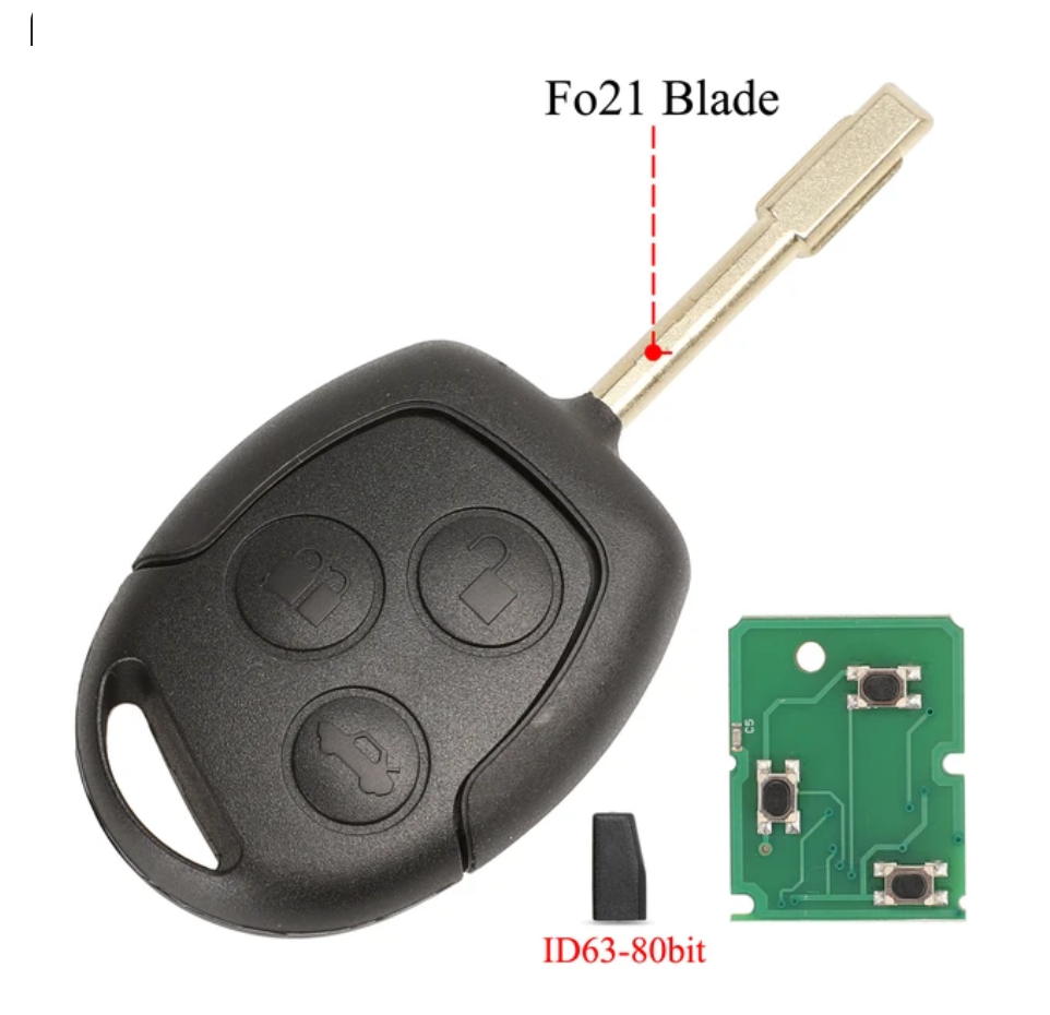 FORD 3 Button Remote 4D63 - OTOFIX KEYS